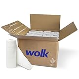 Küchenrolle Plastikfrei - 16 Rollen - 3-lagig - à 51 Blatt - reinweiß - parfümfrei - saugstark - Küchenpapier - Küchentücher - Haushaltrollen - Haushaltstücher - Haushaltspapier
