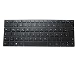 RTDPART Laptop-Tastatur Für Intel NUC M15 Laptop Kit EVO LAPRC510 Schwarz ohne Rahmen Deutsch GR mit Hintergrundbeleuchtung