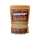 NAARIO 9-in-1-Mehlmischung (250 g) | Low Carb High Protein Hirse+Seed Atta mit braunen Kichererbsen, Bajra, Ragi, Leinsamen, Hafer | Mehrkorn-Atta-Mehl – 1 Stück