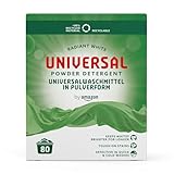 by Amazon - Universal Waschpulver, 4,8kg, 80 Waschladungen