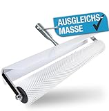 TOOLCORE® Stachelwalze Ausgleichsmasse 50cm [EXTRA SPRITZSCHUTZ] mit 11mm Stacheln in Profi Qualität | Entlüftungswalze | Entlüftungsroller | Igelwalze | Nagelwalze zum Entlüften