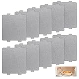10 Stück Mikrowellenofen Glimmer Platte Glimmerblatt Glimmerplatten Blätter Wellenleiterabdeckung 117 x 98mm Schneidbar Mikrowellenherd Reparaturteil für Mikrowelle Ofen Haushaltsgeräte