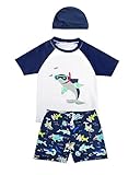 UV Shirt & Badehose Kinder 2-10 Jahre - Badeshirt UV & Badeshorts Jungen Schwimmshirt Kinder UV-Schutz UPF 50+