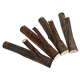 BESTYASH 4 Stück Vintage Holz Wandhaken Natürliche Wandhaken für Jacken Hüte Schals Wandmontierte Kleiderhaken für Schlafzimmer Küche und Büro