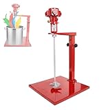 DOJBK 5 Gallonen Pneumatischer Farbmischer-Rührer, Elektrischer Hand-Betonmischer, Tisch-Luftrührer, Mit Ständer, 2600 U/min, Zum Mischen Von Gips/Farbe/Mörtel/Kleber