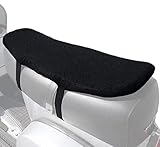 Auto Accessori Lupex Gel-Sitzkissen für Motorrad und Sooter in 3D, Sattelbezug, Verstellbarer Sitzbezug rutschfest, atmungsaktiv und flexibel, 62 x 29 x 3 cm
