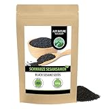 Schwarzer Sesam 500g von Alpi Nature, Sesam schwarz, Sesamkörner schwarz, Sesamkörner ganz, Black Sesame Seeds, glutenfrei