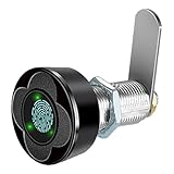 Sichern Sie Ihre Gegenstände mit intelligentem Fingerabdruck-Schubladenschloss, schnellem Zugriff und langlebiger, wiederaufladbarer Batterietechnologie (30 mm schwarz)