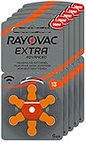 RAYOVAC Hörgeräte-Batterien 13 Extra Advanced 1,45V 310 mAh, 5X 6er Sparpack