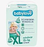 babylove Schwimmwindeln XL, 12 Stück