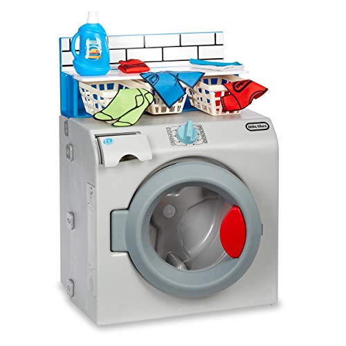 little tikes 651410 First Wascher Dryer Interaktiv & Realistisch mit Geräuschen Schein Spielgerät für Kinder