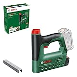 Bosch Home and Garden Bosch Akku-Tacker UniversalTacker 18V-14 (Tackern/heften in Weich-und Hartholz; für Klammern und Nägel; Schnellfeuermodus; 18 Volt System; mit 1000 Feindrahtklammern; ohne Akku)