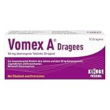 Vomex A Dragees, 10 St. Tabletten