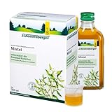 Schoenenberger - Mistel naturreiner Heilpflanzensaft - 3x 200 ml (600 ml) Glasflaschen - freiverkäufliches Arzneimittel - unterstützt die Kreislauffunktion