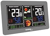 Technoline WS6469 Funkwetterstation, bis auf 3 Außensensoren erweiterbar