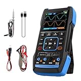 Handheld Digital Oscilloscope with 2 Channels 3-in-1, 2 Kanäle, 10 MHz Bandbreite, 50 MSa/s Abtastrate, 10000 Zählungen, Spannung, Strom, Kondensator, Widerstand, Diodentest