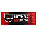 Jack Link's Beef Bar Original – 10er Pack (14 x 22,5 g) – Glutenfreier Fleischsnack - Proteinreicher Rindflieischriegel - High Protein-Snack - Perfekt für Unterwegs, im Büro oder beim Sport