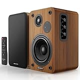 MEVOSTO Regallautsprecher PC Speaker Aktivlautsprecher 36W RMS BT 5.4 5'' Woofer Stereo Lautsprecher Musik Boxen mit USB Digital Audio für Schallplattenspieler Studio Bässe & Höhen Einstellung