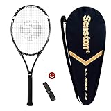 Senston Tennisschläger Unisex, Tennis Racket für Anfänger und Freizeitspieler mit Tennistasche, Overgrip, Vibrationsdämpfer