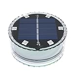 Rubu22a Pool Beleuchtung Solar Unterwasser Licht mit Fernbedienung, Poolbeleuchtung Pool Lichter Unterwasser IP68 Wasserdichte Teichbeleuchtung Farbwechselnde Solar-Bodenbeleuchtung (4)