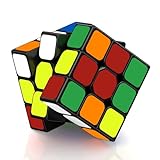 ROXENDA 3x3 Zauberwürfel, 3x3x3 Speed Cube Super-haltbarer Aufkleber mit Lebhaften Farben