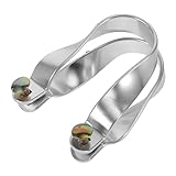 Sosoport U-förmige Aluminiumrohrklemme Klammer Fest Kreuzen Pfettenklemme Für Gewächshaus Pfettenklemme Für Gewächshäuser Pfettenkreuzverbinder Silber Aluminiumlegierung