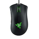 Razer DeathAdder Essential (2021) - Kabelgebundene Gaming-Maus mit Optischem Sensor mit 6400 DPI (5 programmierbare Tasten, Ergonomischer Formfaktor, 10 Millionen Klicks Lebensdauer) Schwarz