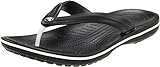 Crocs Crocband Flip-Sandalen – Unisex Flip-Sandalen für Erwachsene – Wasserdichte, schnell trocknende Flip-Flops – Schwarz – Größe 39-40