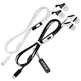 2 Pack USB C Wired Earbuds with Microphone, In Ear Headphones Compatible with iPhone 15 Series, iPad Pro, Galaxy S23/S22, Pixel 8/7/6, Type C Earphones for USB-C Devices, Wired Earphones with Mic