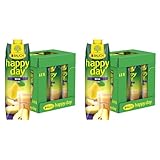 Rauch Happy Day Birne| aus extra-saftigen Williams-Birnen | feines, aber intensives Aroma | ohne Konservierungsstoffe |6x 1l Tetra Prisma (Packung mit 2)