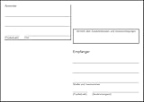 Selbstklebende Adressaufkleber, A6 quer, 100-1.000 Stück wählbar, mit vorgedrucktem Absender und Empfängerfeld, überall einsetzbar wie Pakete und Päckchen Briefe und Postkarten (100 Stück)