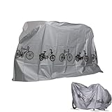 Fahrradschutzhülle, Fahrradabdeckung Wasserdicht für Verschiedene Fahrradmodelle, Fahrradabdeckung, Regendichte SchutzhüLle für Mountainbikes Regenwasser Vermeiden (Grau)