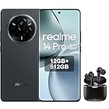 realme 14 Pro 5G Smartphone | 12GB RAM 512GB Speicher | 50MP Kamera | 120Hz OLED Display | 6000mAh Akku | Suede Grey（inklusive Kopfhörer