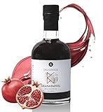 Deligreece Granatapfel Balsamico Essig | Traditionell hergestellter Balsamico von Kreta | Fruchtiger und feinherber Balsamico mit Granatäpfeln | Handgemachter Weißweinessig aus Griechenland (250ml)