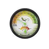 Thermometer Hygrometer Temperatur Luftfeuchtigkeit Messgerät VivariumTankversorgung Hohe Genauigkeit Haustier Aufzuchtbox DialGauge Temperaturmonitor