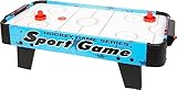small Foot Air-Hockey Champion, kompakter Tischaufleger für Speedhockey, mit Puck, ab 5 Jahren, 12445, ca. 69 x 36 x 21 cm, Blau
