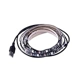 Operitacx 5050 LED-Lichtleiste Streifen Haken USB Wasserdichte LED-Beleuchtung fernseher Lichterketten im Freien LED-Leuchten für Schlafzimmer Farbwechselnde Lichterketten Innenlicht