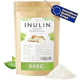Inulin Pulver Präbiotika Ballaststoffe 900g (0,9kg) Anbau in Europa Zichorien Wurzel vegan