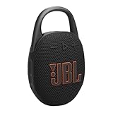 JBL Clip 5 - Schwarz – Tragbare Bluetooth-Lautsprecher-Box mit JBL Pro Sound, tiefem Bass und Playtime-Boost-Funktion – Wasserfest und staubfest – 12 h Laufzeit