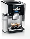 Siemens Kaffeevollautomatische Espressomaschine EQ.700 iSelect Display CoffeeWorld Integrierter Milchbehälter Home Connect, 2,4 l, Edelstahl/Weiß TQ705R03 integral