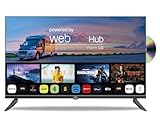Cello C3224WSF Trav 32' Zoll SMART/DVD Camping Reise TV integrierter DVD Player Rahmenlos Triple Tuner Bluetooth WebOS by LG Ideal für Wohnmobil LKW [2024]