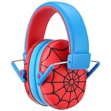 ProCase Kinder Gehörschutz Lärmschutz NRR 24dB Ohrenschützer Kapselgehörschutz für Schlaf, Reisen & Karnevalsumzügen Autismus Noise Cancelling - Spider