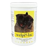 selectavet Welpi-Lac 500 g | Welpenmilch für Hundewelpen | Biotin | Aufzucht Kraftnahrung