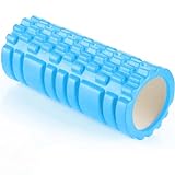 HOUSLUX faszienrolle-faszienrolle wirbelsäule-foam roller-faszienrolle set，33x14cm faszienrolle，Trainings-Rolle ，Fitness-Zubehör，faszienrolle (Blau)