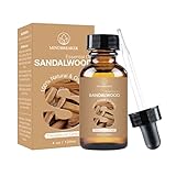 Sandelholz ätherisches Öl 120ml, reines natürliches therapeutisches Sandelholzöl perfekt für Meditationsmassagen auf Haarhaut und mehr