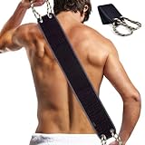 AYBUY Peeling Rückenschrubber für Dusche, Doppelseitig Rückenwaschgurt, Doppelseitiger Rückenpeeling Waschlappen mit Griffen, Rückenschrubber Körperbürste für Männer und Frauen(Navyblau)