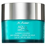 M. Asam AQUA INTENSE Supreme Hyaluron Day Cream LSF 25 (50ml) - Parfümfreie Gesichtscreme Für Intensive Feuchtigkeit, Anti Aging Tagescreme Für Glattere Haut, Vegan