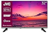 JVC Fernseher 32 Zoll Smart TV Powered by TiVo HD-Ready Fernseher, HDR TV mit Triple-Tuner, LED TV LT-32VH7555
