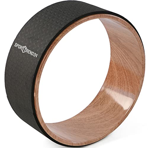 Sporttrend 24® Yoga Wheel aus TPE und Holz