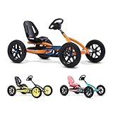 BERG Buddy B-Orange Pedal GoKart | Kinderfahrzeug, Tretfahrzeug mit hohem Sicherheitstandard, Luftreifen und Freilauf, Kinderspielzeug geeignet für Kinder im Alter von 3-8 Jahren